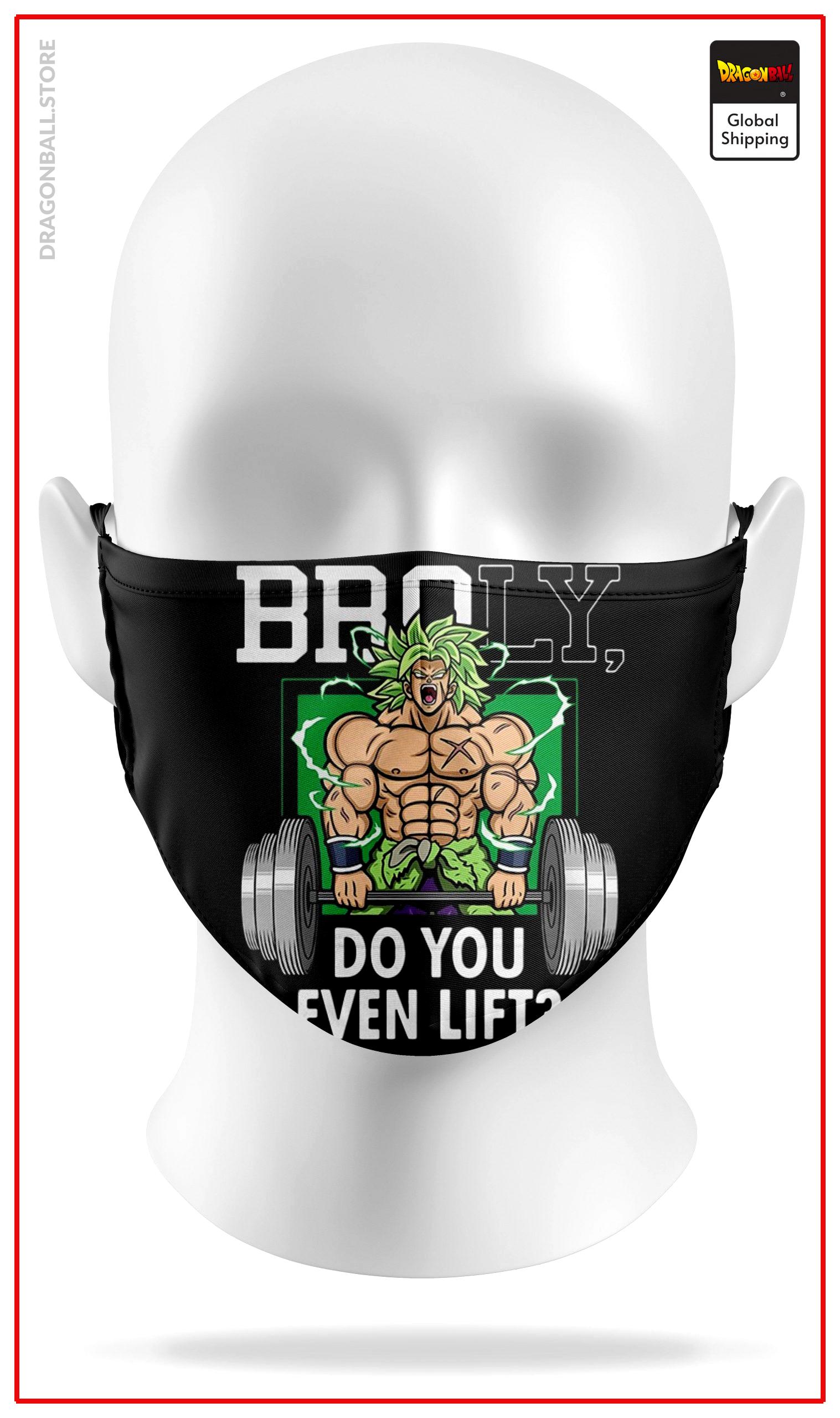 Dragon Ball Z Mask Broly Gym Child mask Official Dragon Ball Z Merch