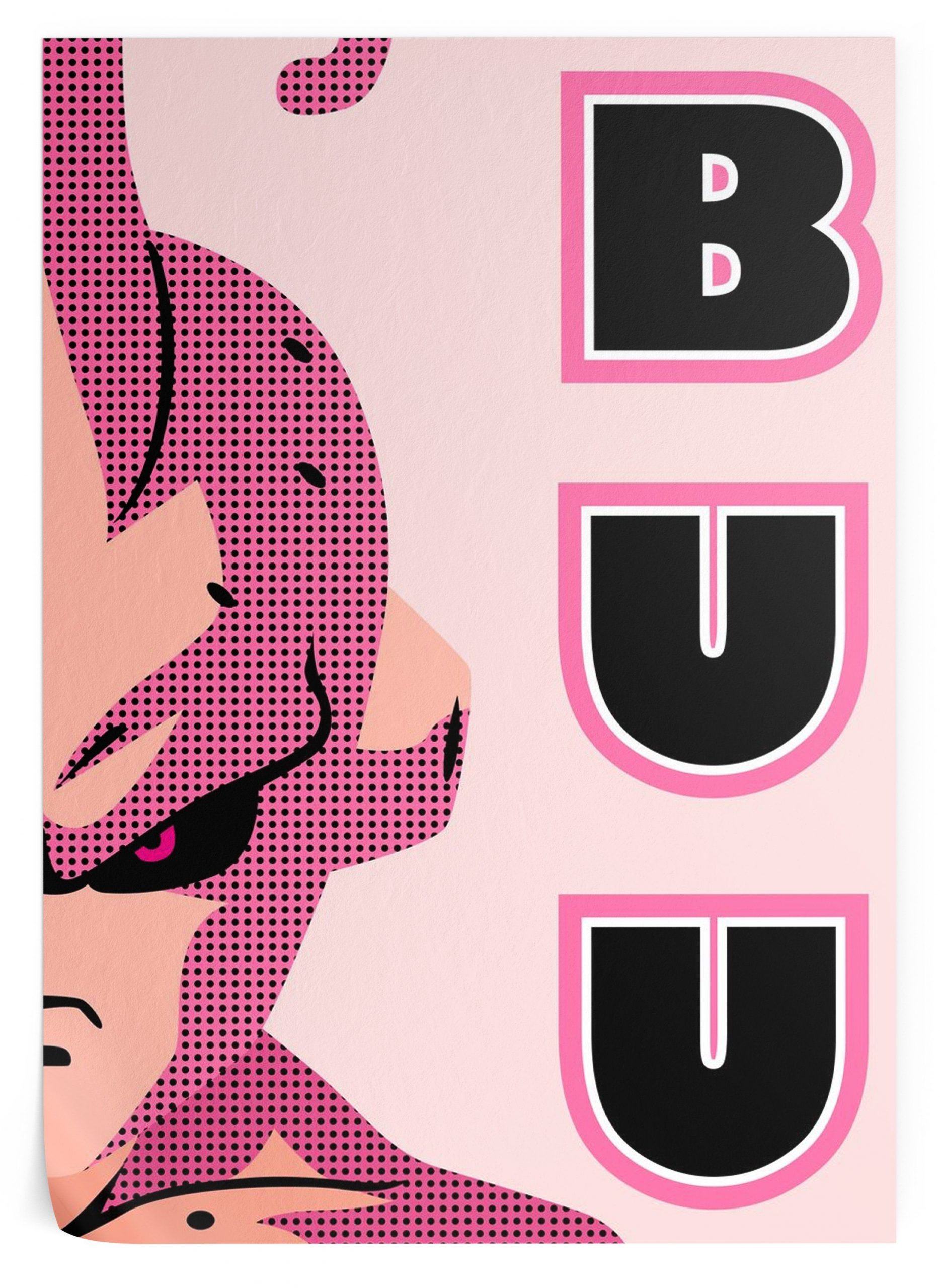 Dragon Ball Z Poster Buu (Flat Design) 35 x 50 cm / 6 Official Dragon Ball Z Merch