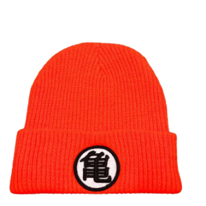 Dragon Ball Z Beanie  Kanji "Go" and "Kame" Orange - "Kame" Official Dragon Ball Z Merch