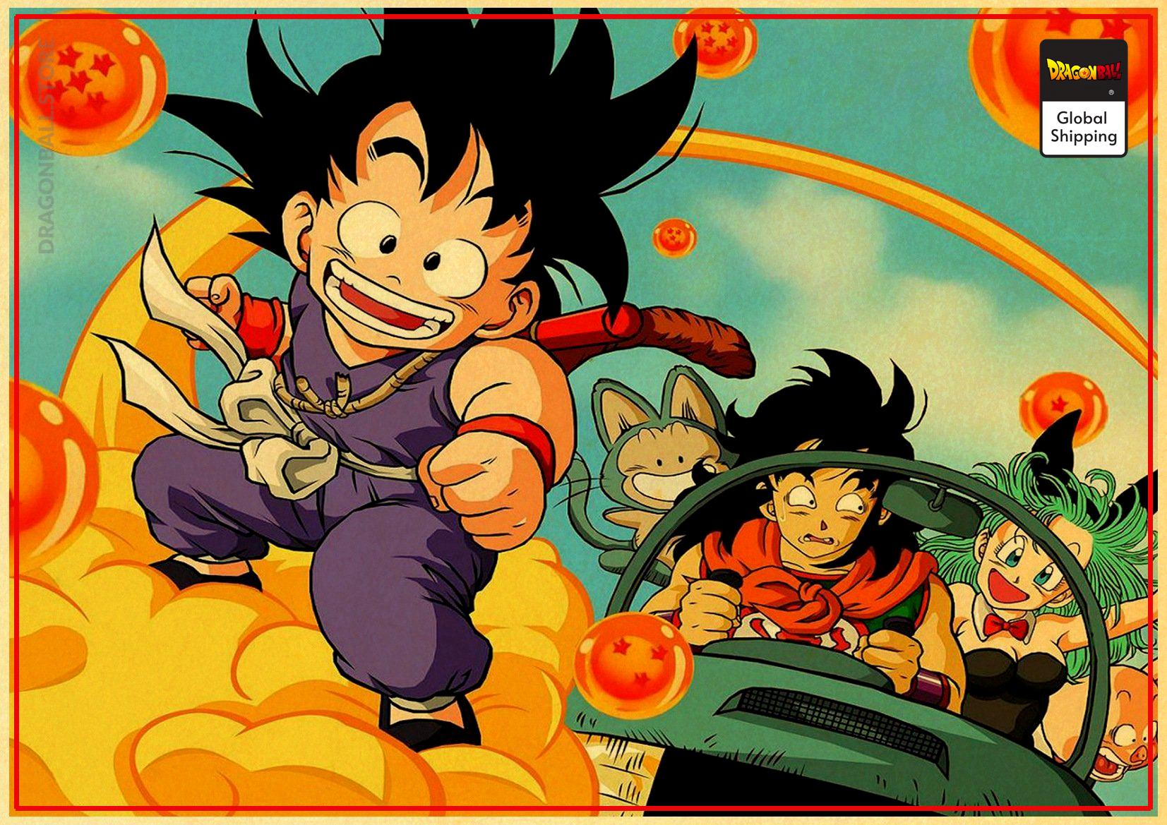 Dragon Ball Posters - Goku Magic Cloud DBZ store » Dragon Ball Store