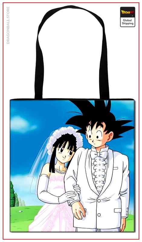 Dragon Ball Tote Bag Goku & Chichi Default Title Official Dragon Ball Z Merch