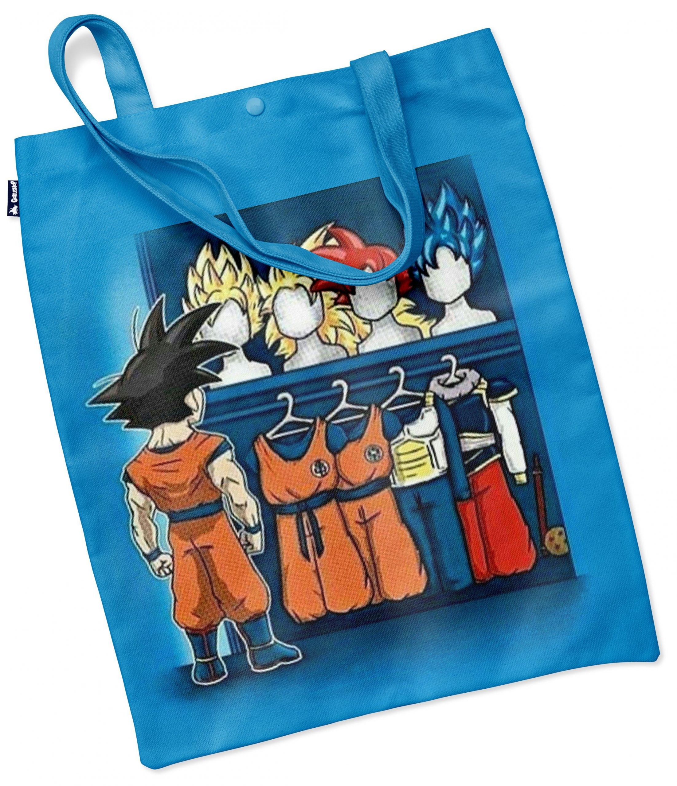 Dragon Ball Tote Bag Saiyan outfits Default Title Official Dragon Ball Z Merch