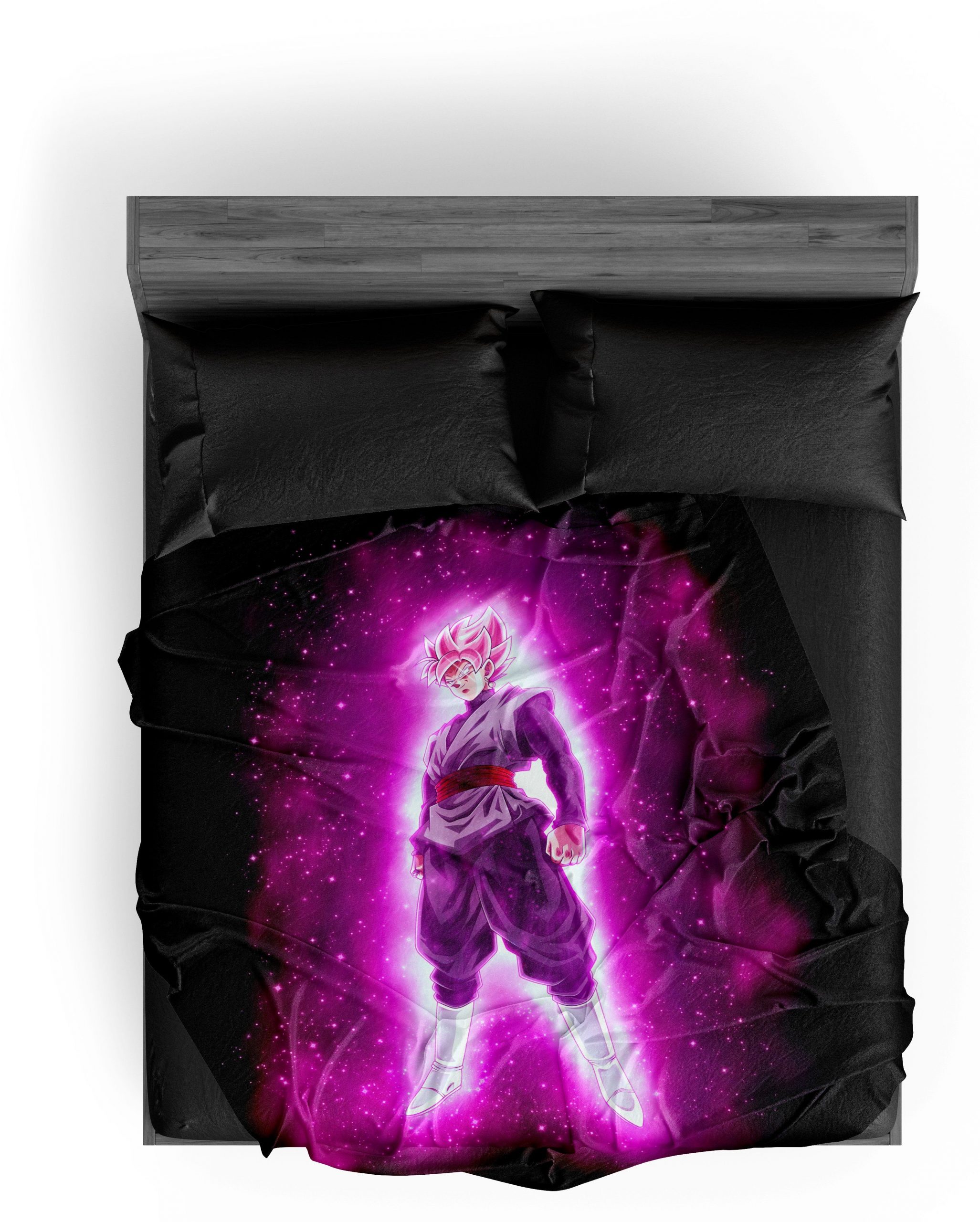 Dragon Ball Super Blanket Goku Black Rosé 75X100 Official Dragon Ball Z Merch