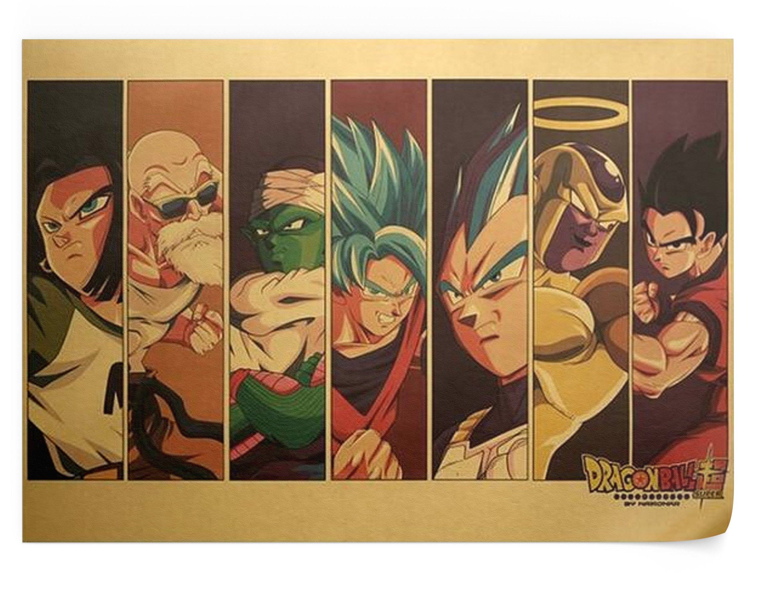 Dragon Ball Z Poster Z-Fighters Default Title Official Dragon Ball Z Merch