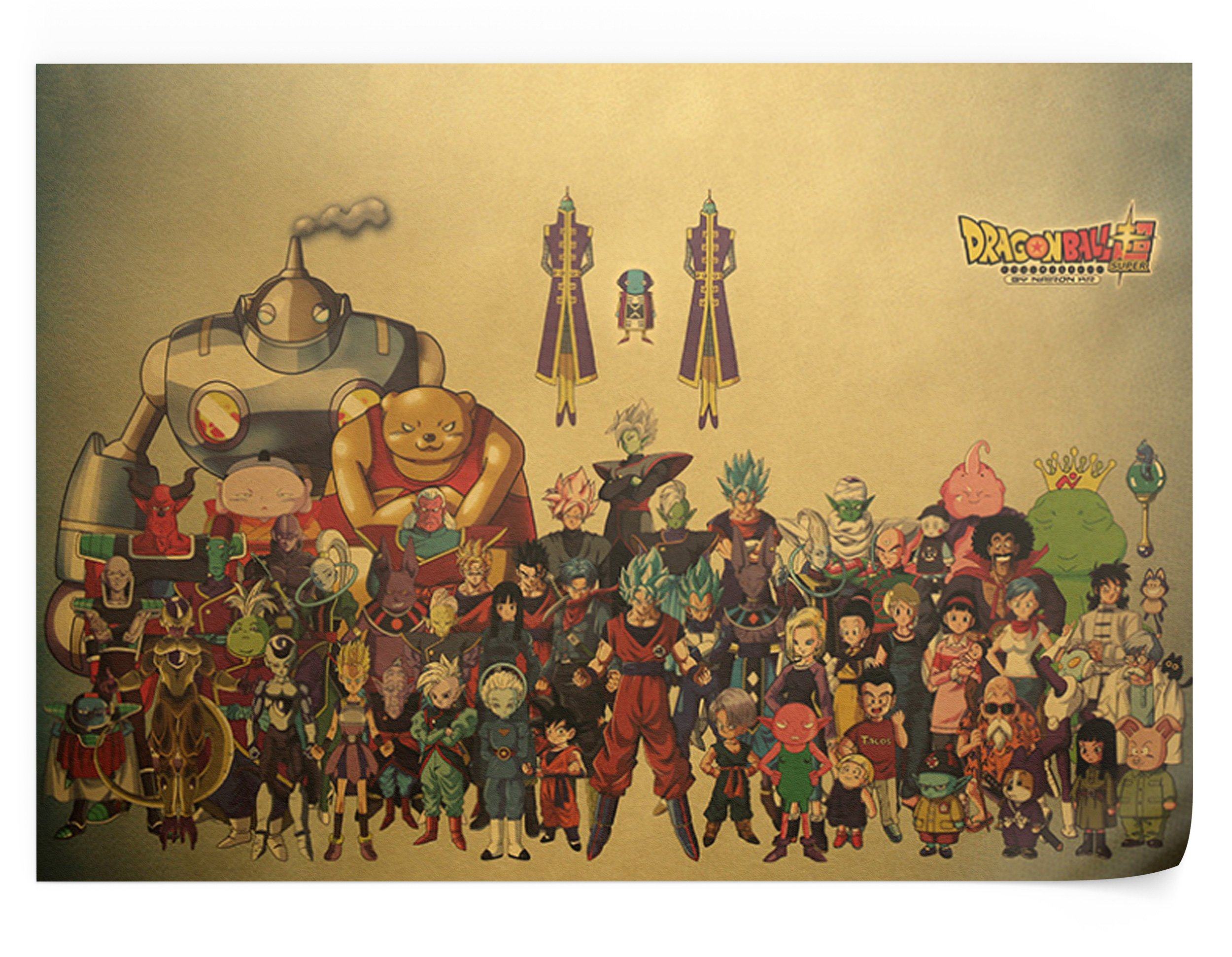 Dragon Ball Poster Super Saga Default Title Official Dragon Ball Z Merch