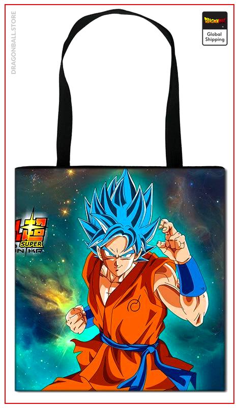 Tote Bag Dragon Ball Goku SSJ Blue Default Title Official Dragon Ball Z Merch