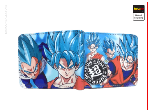 Dragon Ball wallet Blue Kaméhaméha Default Title Official Dragon Ball Z Merch