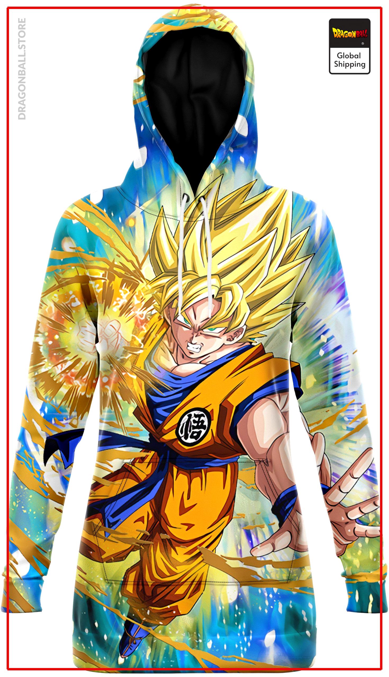 DBZ Sweat Dress Saiyan Attack 8 / XS Official Dragon Ball Z Merch