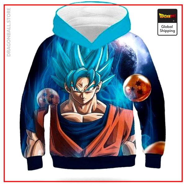 DBZ Kids Sweatshirt Goku Blue 13 - 14 YEARS Official Dragon Ball Z Merch