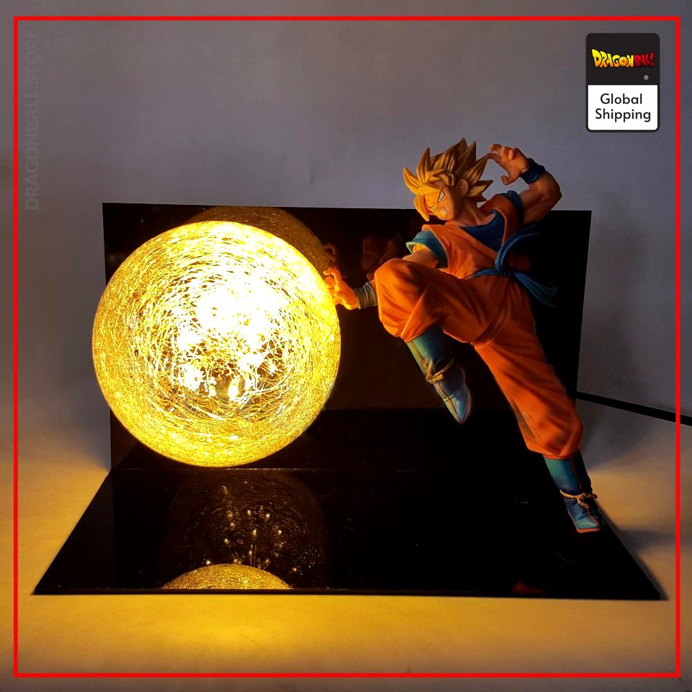 Dragon Ball Z LampGoku Saiyan Warrior Default Title Official Dragon Ball Z Merch