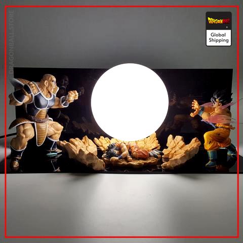 Dragon Ball Z LampGoku vs Nappa Default Title Official Dragon Ball Z Merch