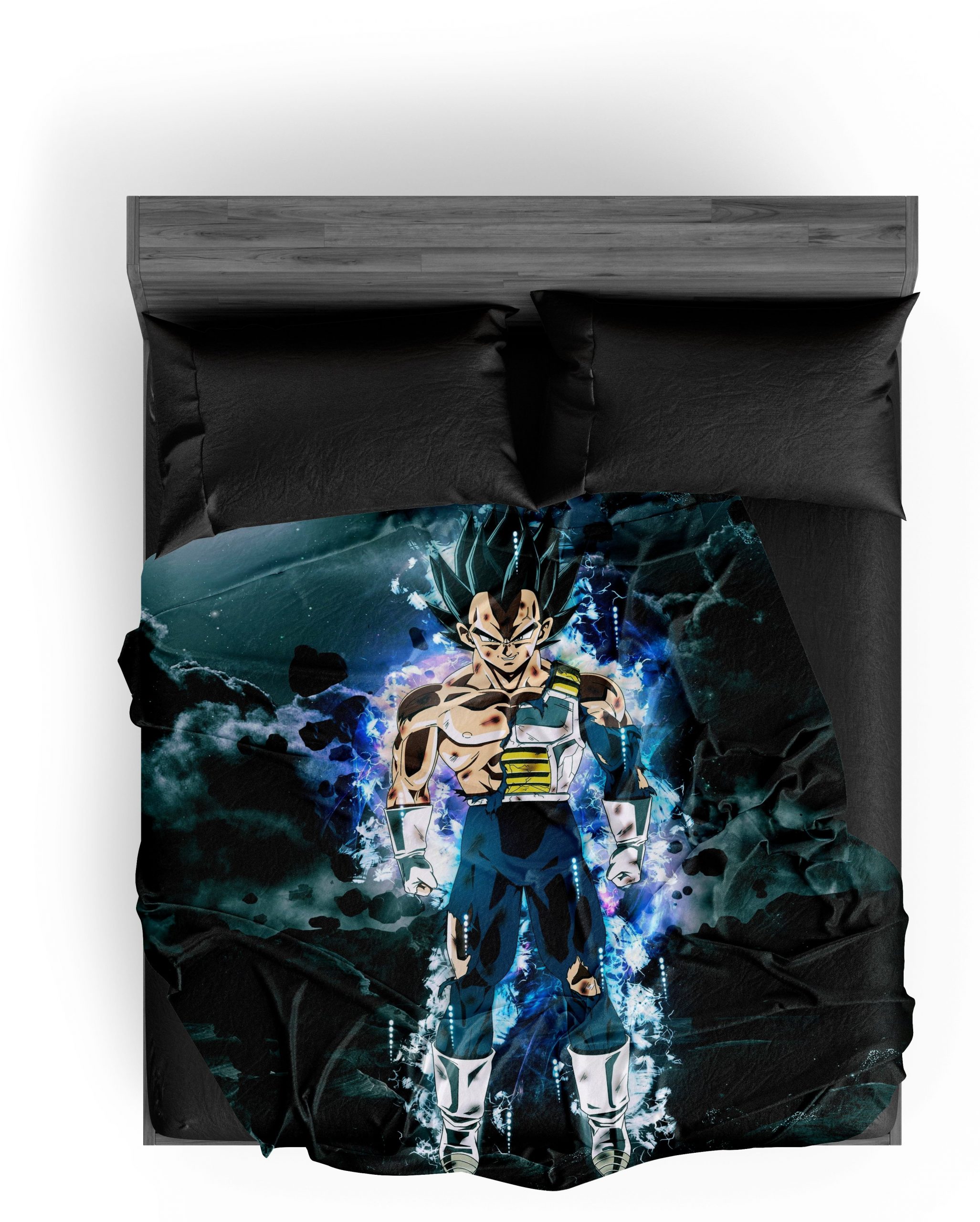 Dragon Ball Super Blanket Vegeta God 593 / 130X150cm Official Dragon Ball Z Merch