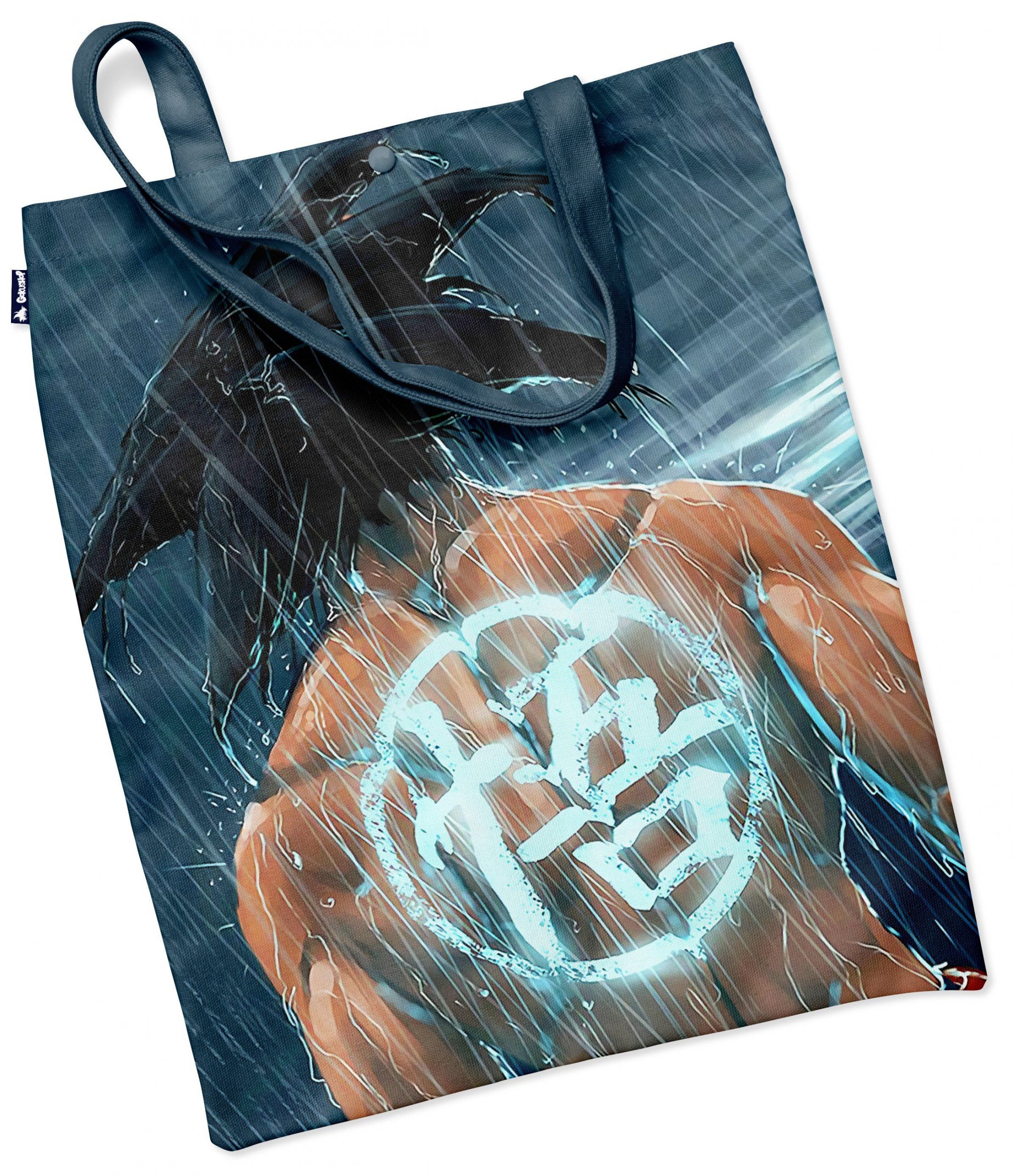 Dragon Ball Z Tote Bag Kanji Go Default Title Official Dragon Ball Z Merch