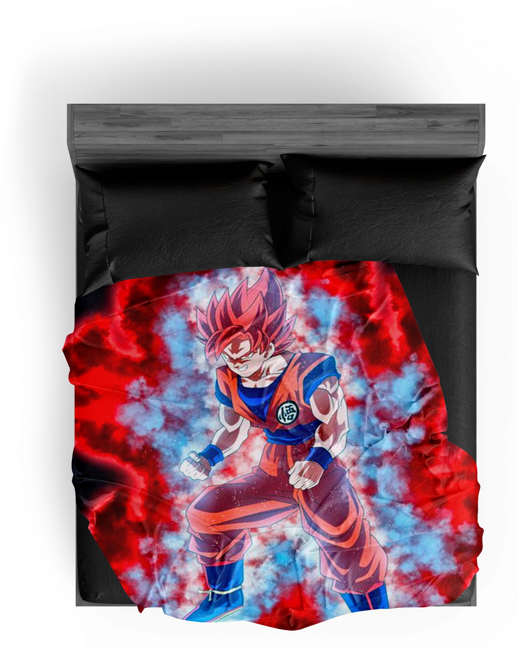 Dragon Ball Z Blanket Kaio-ken 26 / 150X200cm Official Dragon Ball Z Merch