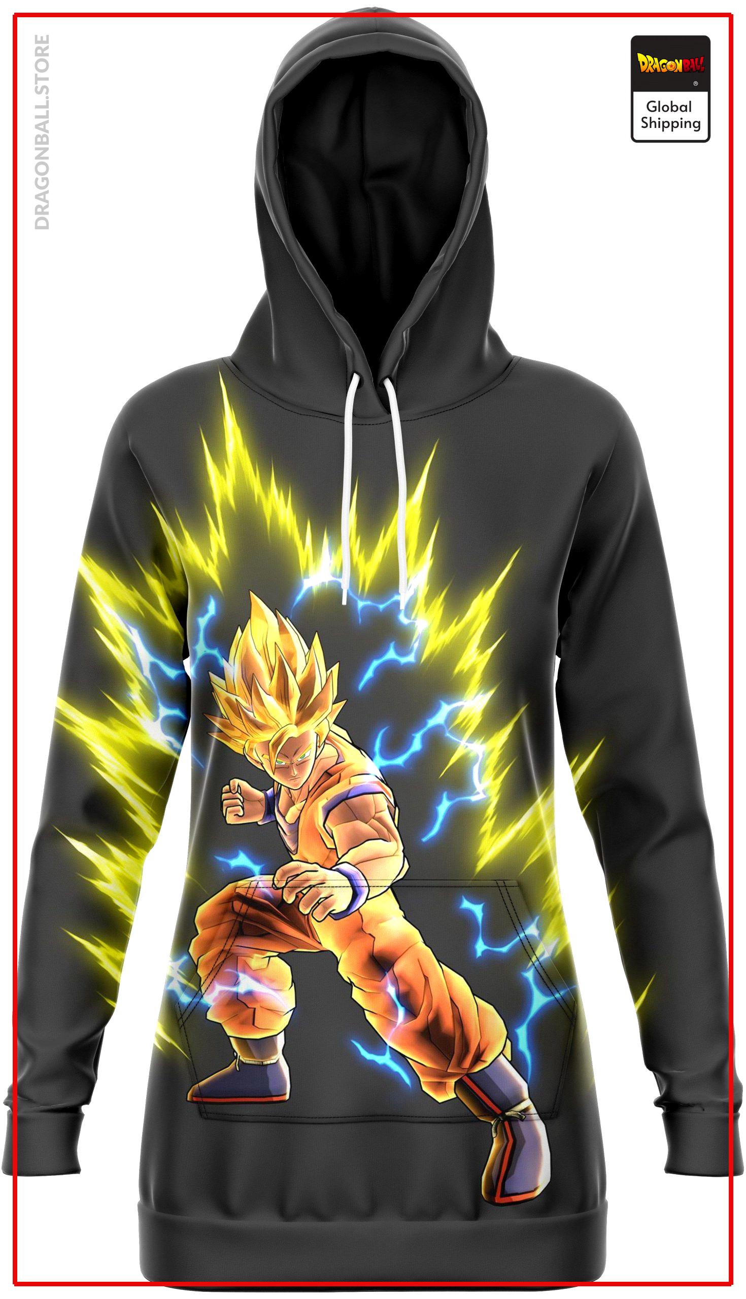 DBZ Sweat Dress Goku Saiyan 13 / XS Official Dragon Ball Z Merch