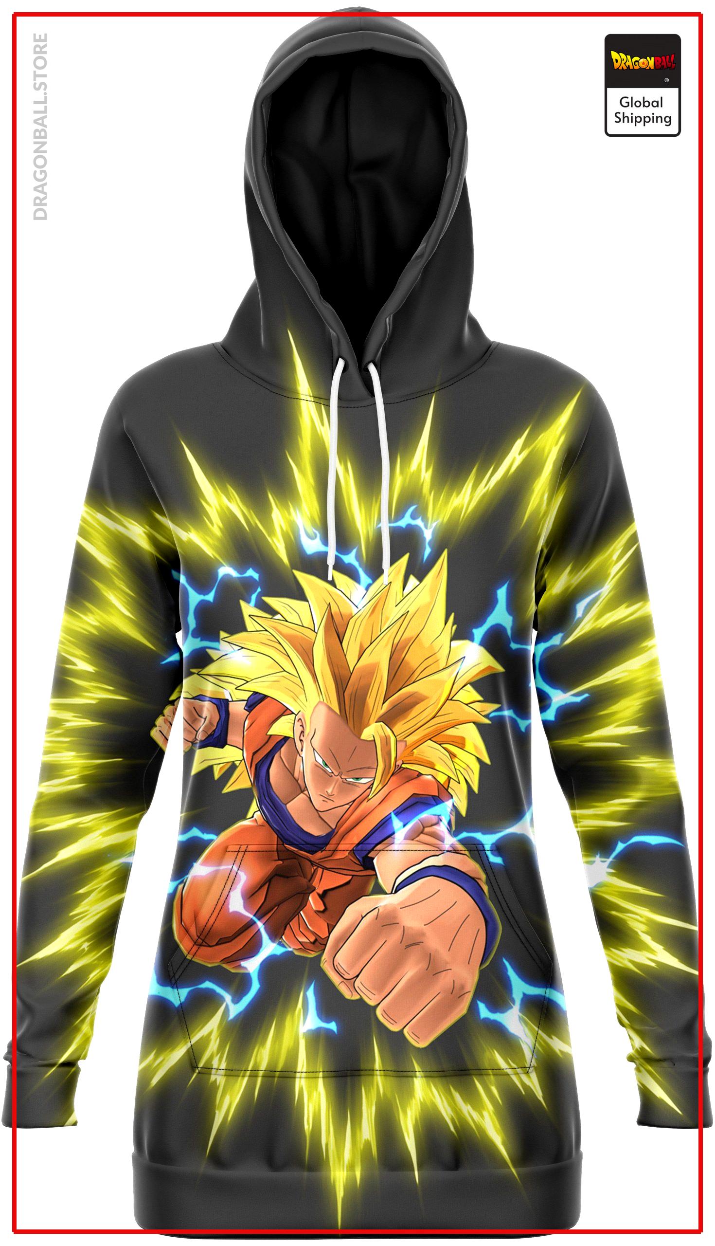 DBZ Sweat Dress Goku Super Saiyan 3 2 / XS Official Dragon Ball Z Merch