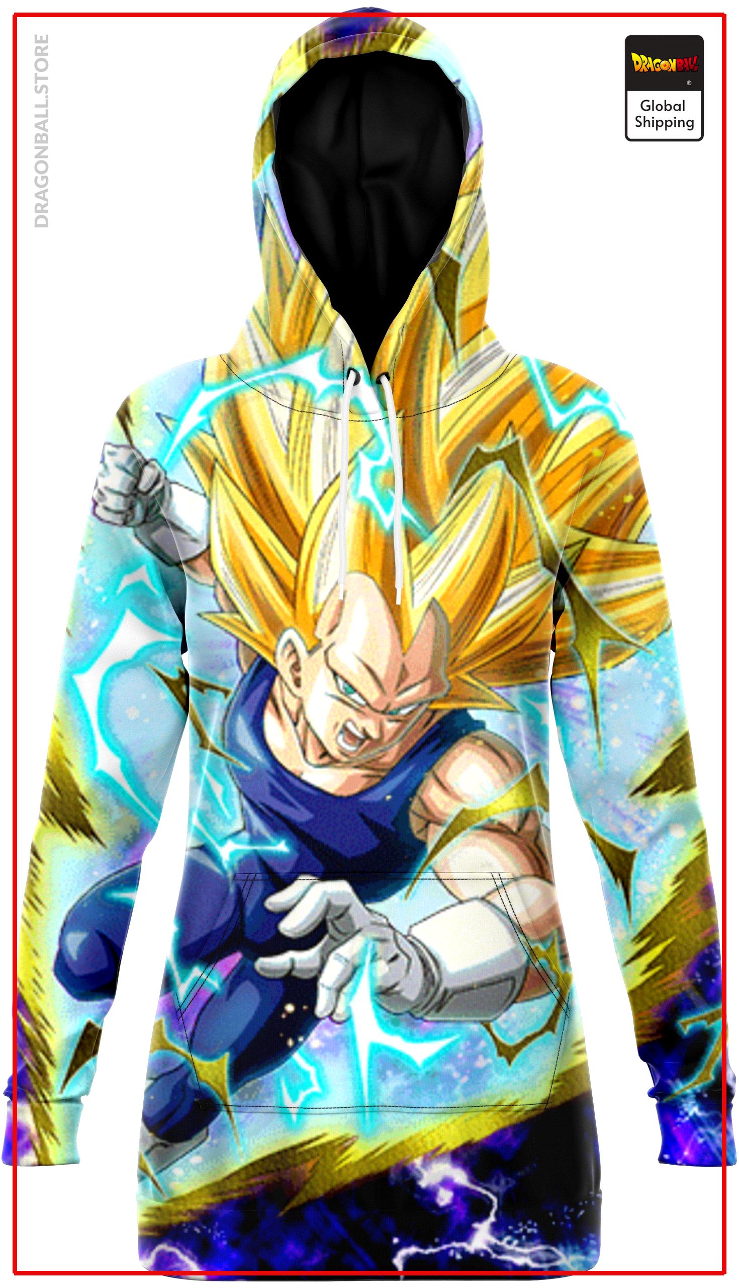 DBZ Sweat Dress Vegeta Super Saiyan 3 / XS Official Dragon Ball Z Merch