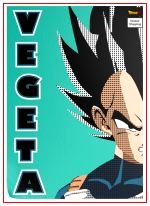 Dragon Ball Z poster (Flat Design) 35 x 50 cm / 5 Official Dragon Ball Z Merch