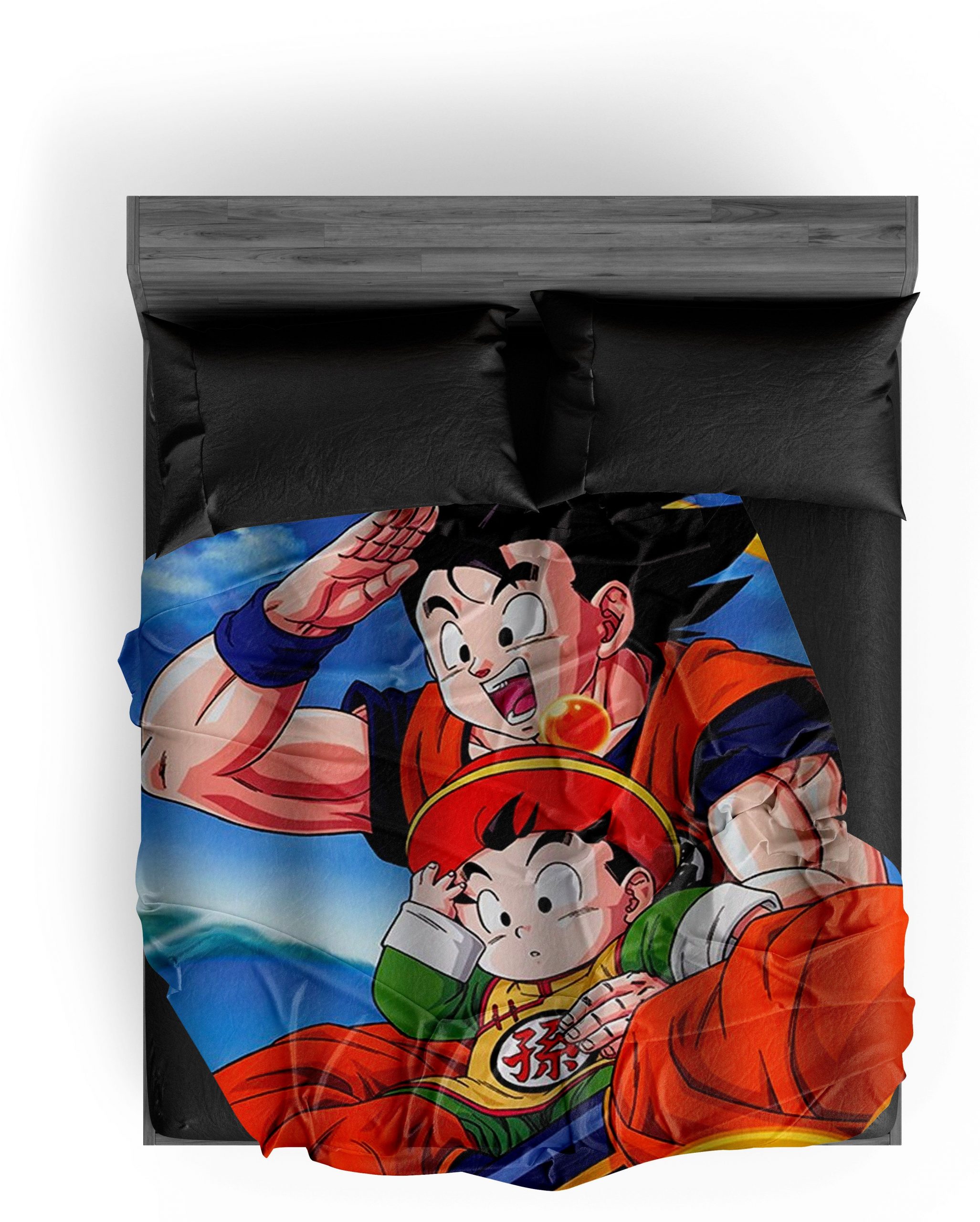 Dragon Ball Z Blanket Goku & Gohan 13 / 150X200cm Official Dragon Ball Z Merch