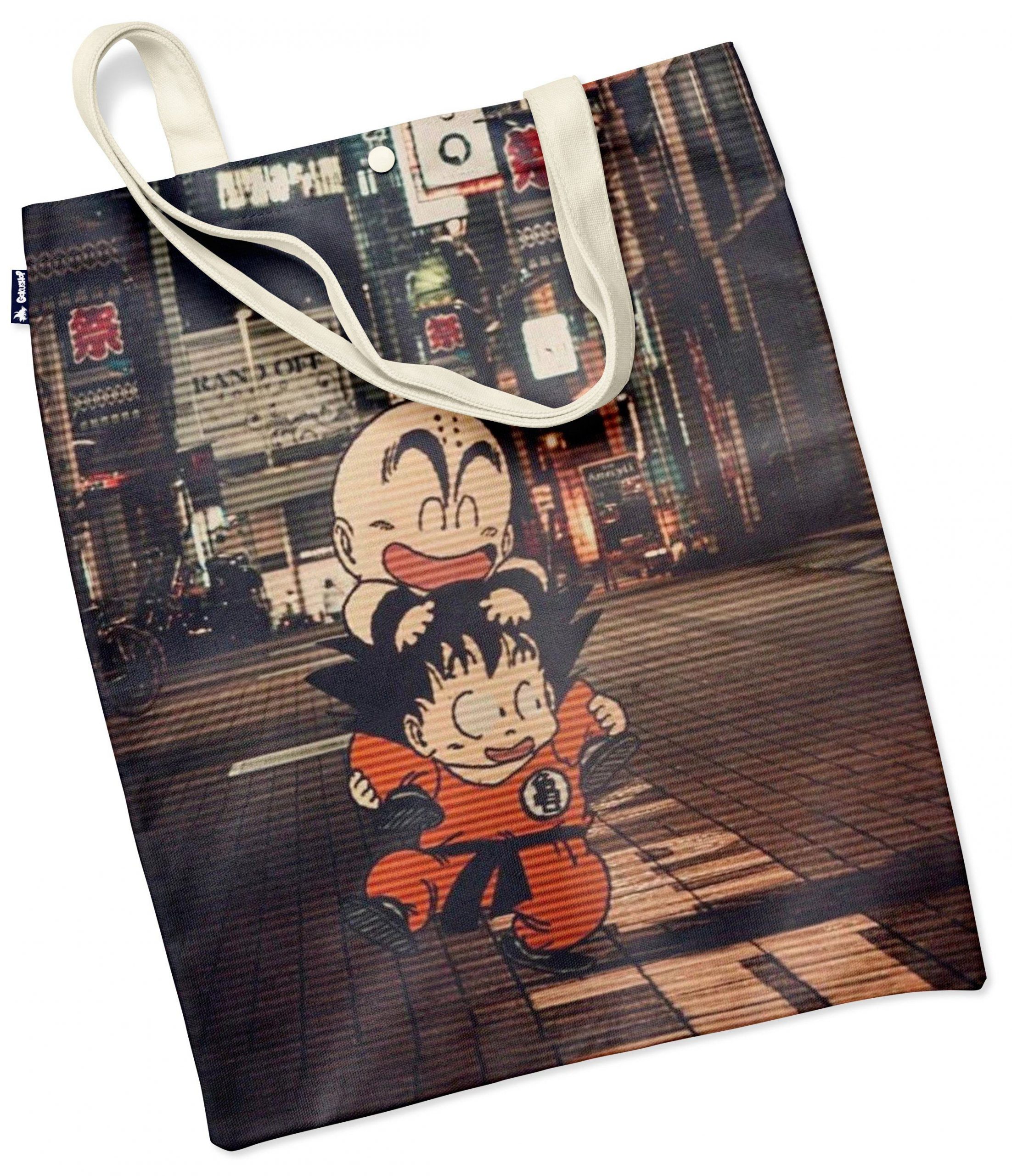 Dragon Ball Tote Bag Krilin & Goku Default Title Official Dragon Ball Z Merch