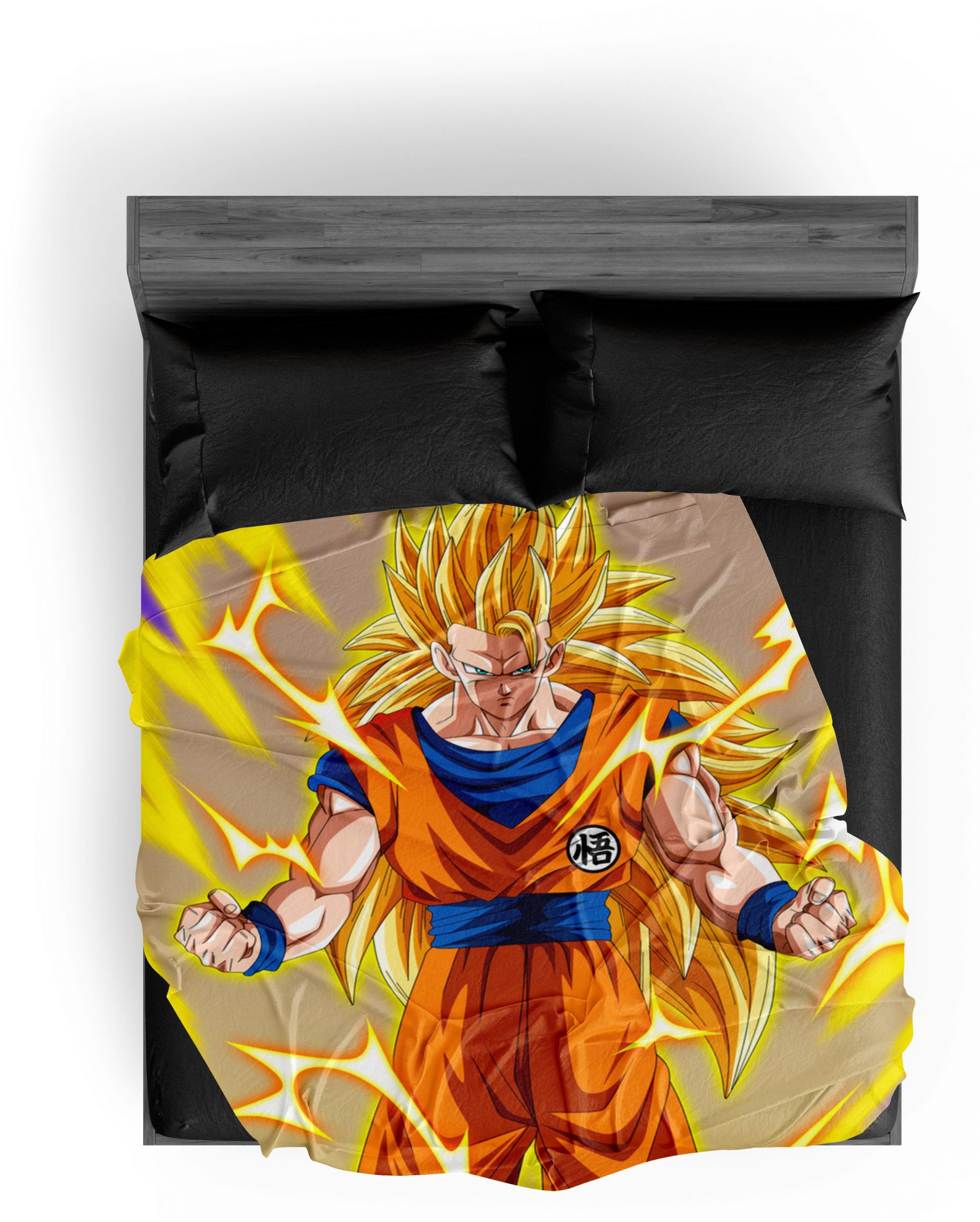 Dragon Ball Z plaid Goku Super Saiyan 3 6 / 150X200cm Official Dragon Ball Z Merch