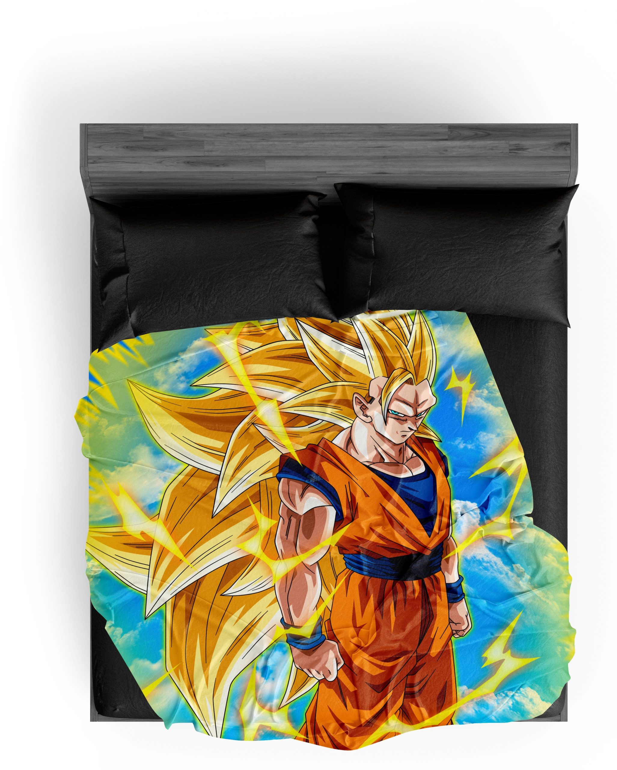 Dragon Ball Z Blanket Goku SSJ3 5 / 150X200cm Official Dragon Ball Z Merch