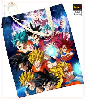 Dragon Ball Tote Bag Goku shapes Default Title Official Dragon Ball Z Merch