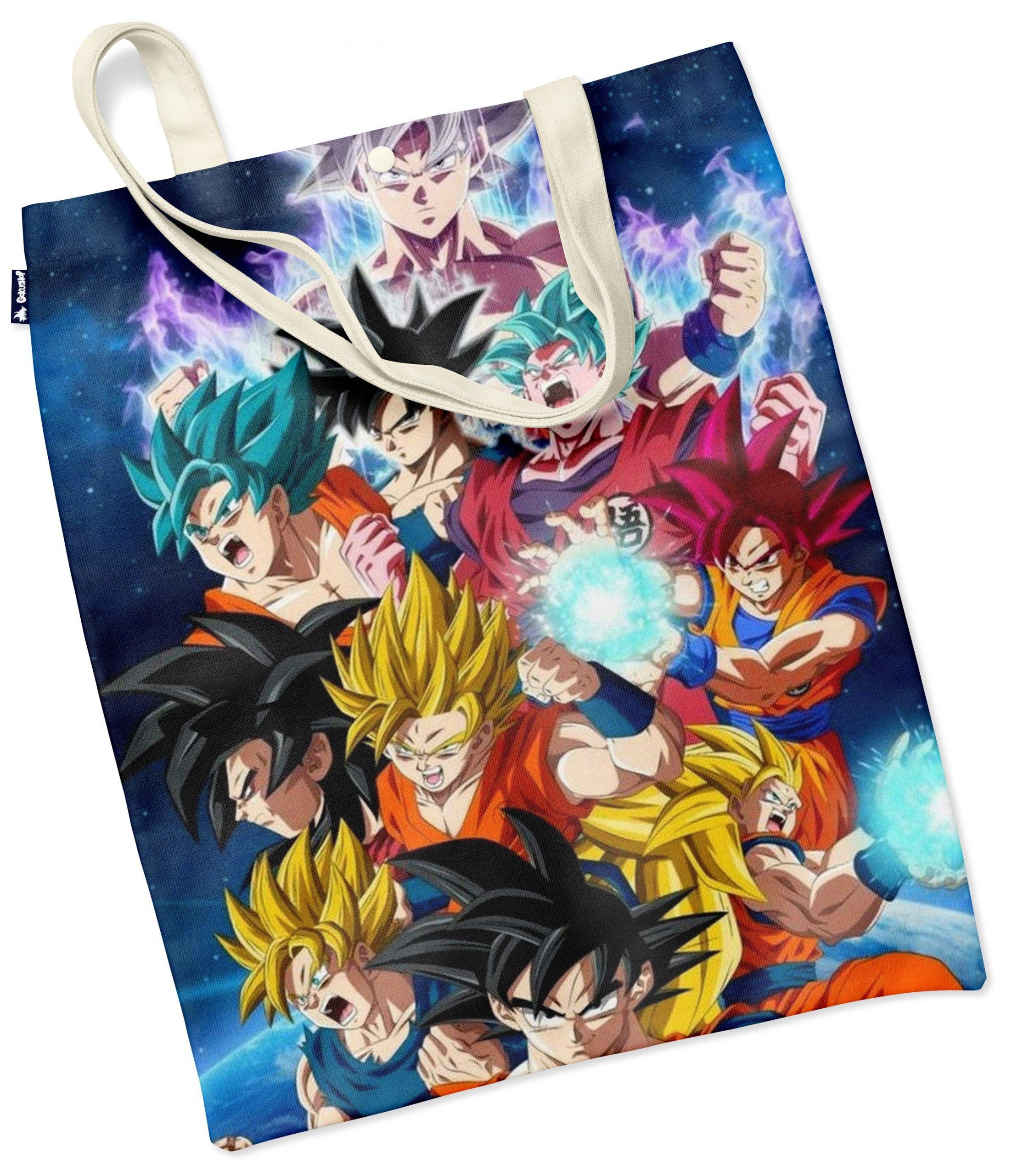 Dragon Ball Tote Bag Goku shapes Default Title Official Dragon Ball Z Merch