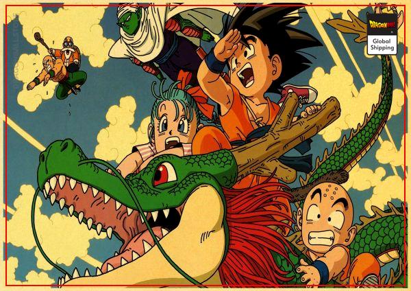 Dragon Ball Z Poster Shenron & Goku Small Default Title Official Dragon Ball Z Merch