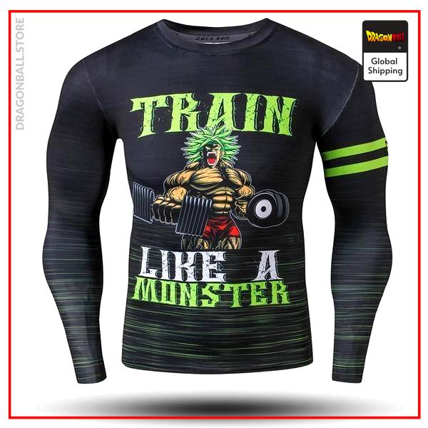 Compression T-Shirt Long  Broly S Official Dragon Ball Z Merch