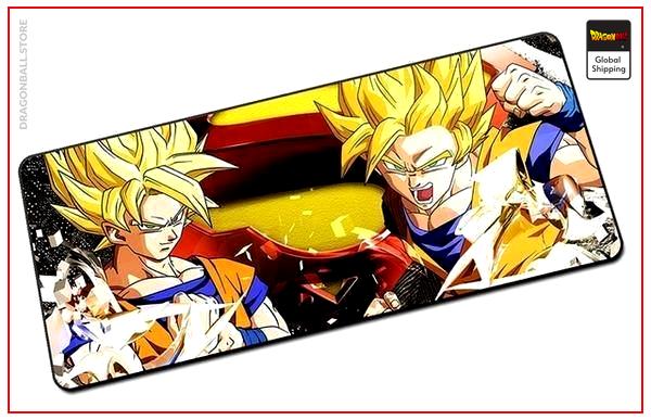 Dragon Ball Mouse Pad  Goku Saiyan (BIG) Default Title Official Dragon Ball Z Merch