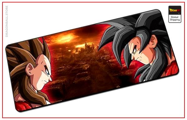 Dragon Ball Mouse Pad  Goku Vegeta SSJ4 (LARGE) Default Title Official Dragon Ball Z Merch