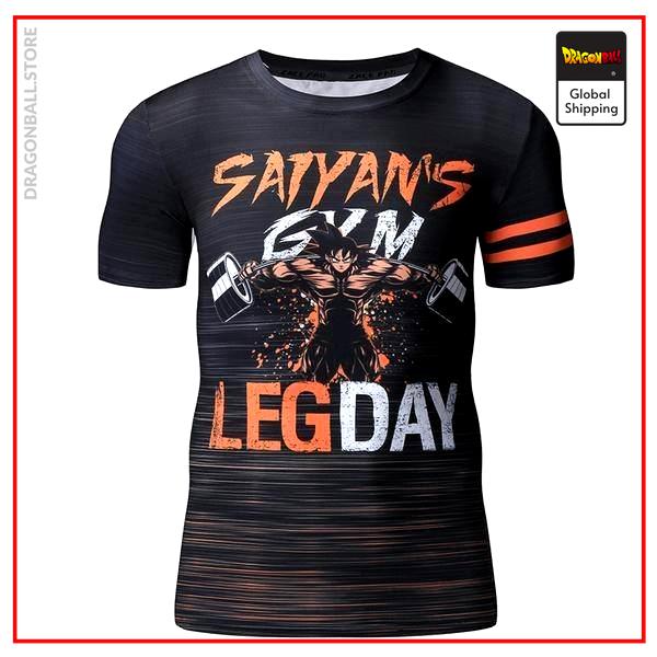 Compression T-Shirt  Goku Leg Day L Official Dragon Ball Z Merch