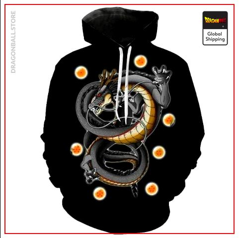 DBZ Kids Sweatshirt Black Shenron 4 YEARS Official Dragon Ball Z Merch