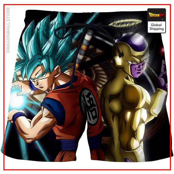 Dragon Ball Swim Shorts  Goku and Golden Freezer S Official Dragon Ball Z Merch