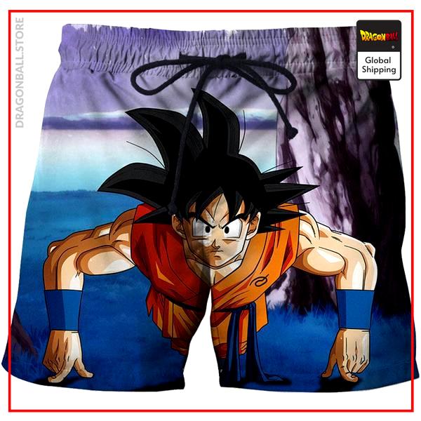 Dragon Ball Swim Shorts  Son Goku Training S Official Dragon Ball Z Merch