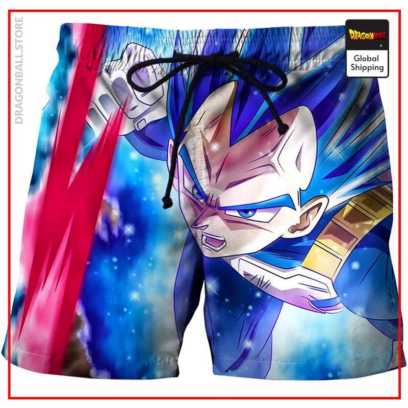 Dragon Ball Swim Shorts  Vegeta SSJ Blue S Official Dragon Ball Z Merch