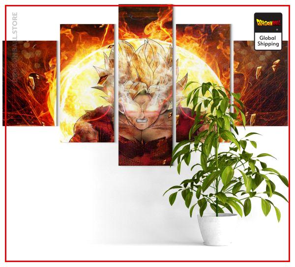Wall Art Canvas Dragon Ball Z  First Transformation Small / Without frame Official Dragon Ball Z Merch