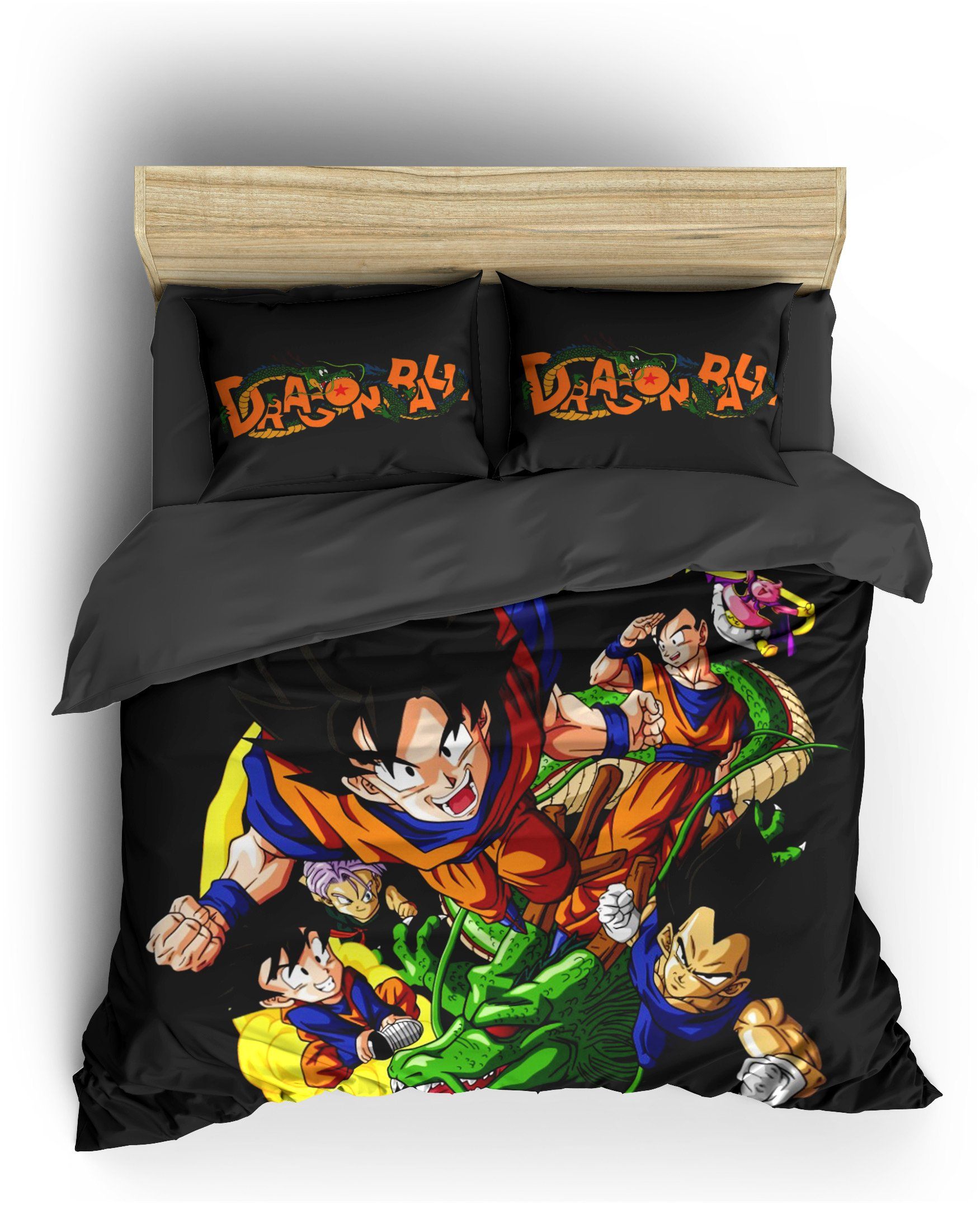 Comforter Cover DBZ  Goku Shenron Single - AU (140x210cm) Official Dragon Ball Z Merch
