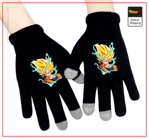 Dragon Ball Gloves Goku Saiyan Default Title Official Dragon Ball Z Merch