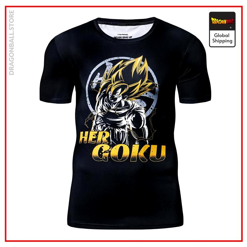 Compression T-Shirt  Her Goku S Official Dragon Ball Z Merch