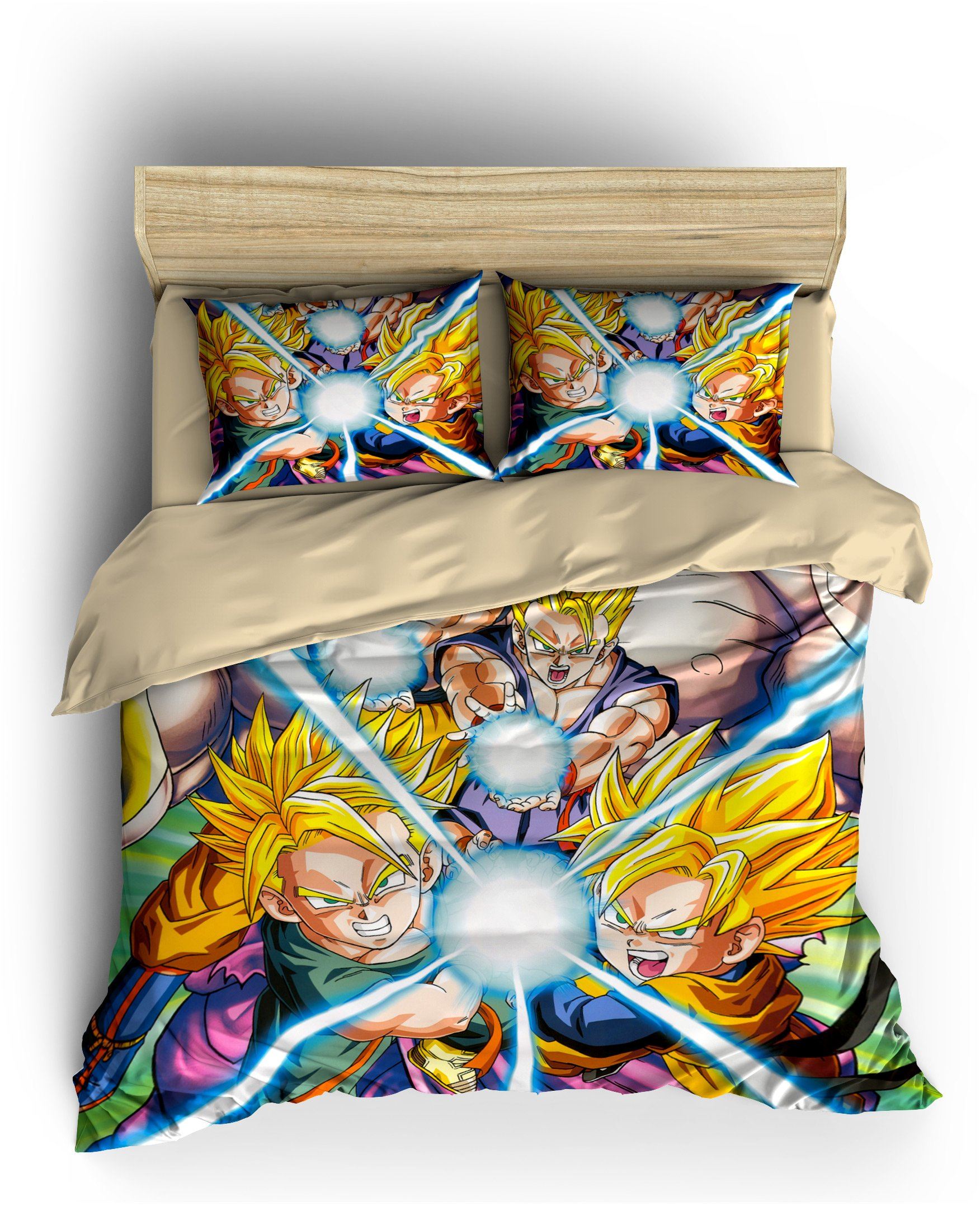 Comforter Cover DBZ  Mini Saiyans Single - AU (140x210cm) Official Dragon Ball Z Merch