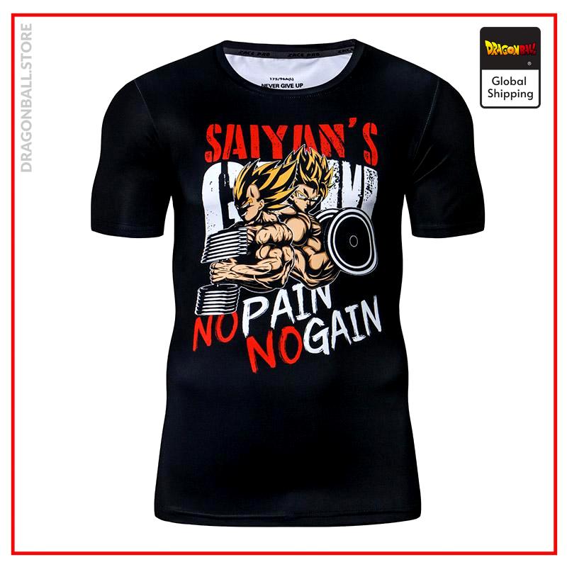 Compression T-Shirt  Duo Saiyan S Official Dragon Ball Z Merch