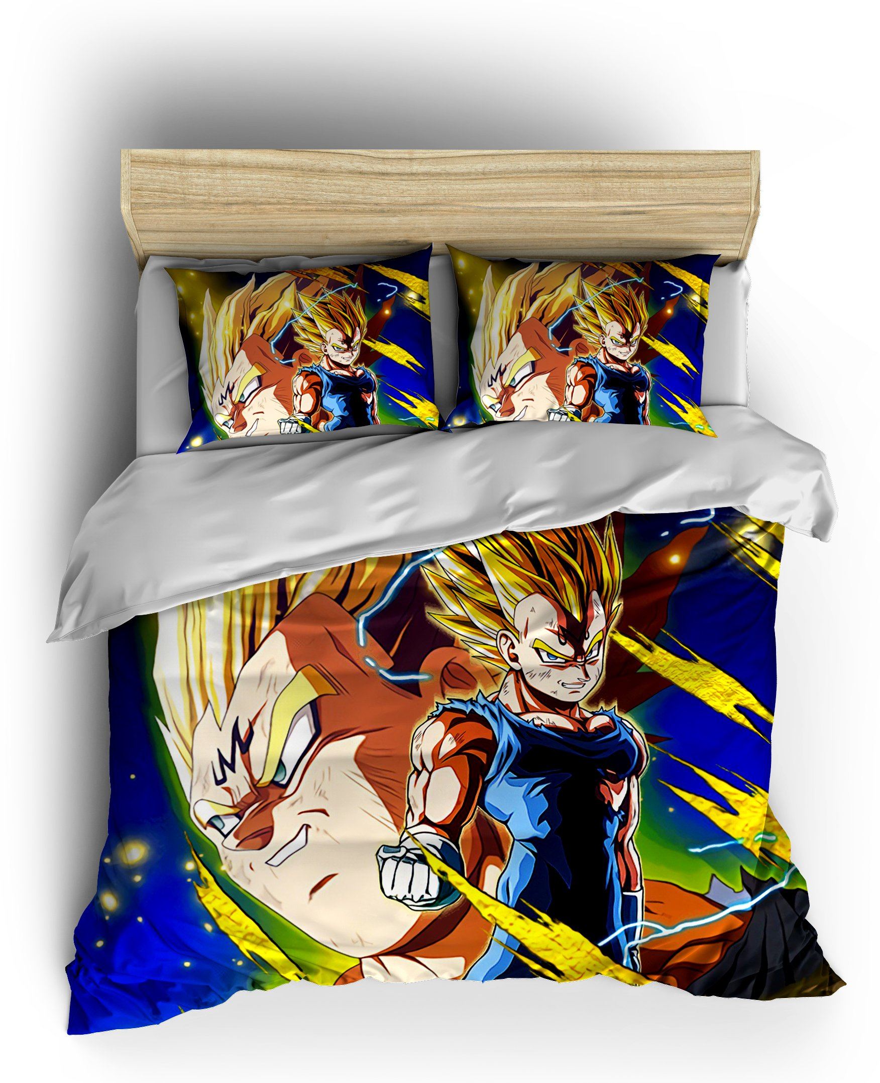Dragon Ball Bedding Sets Majin Vegeta, Dragon Ball Z King Size Bed Set
