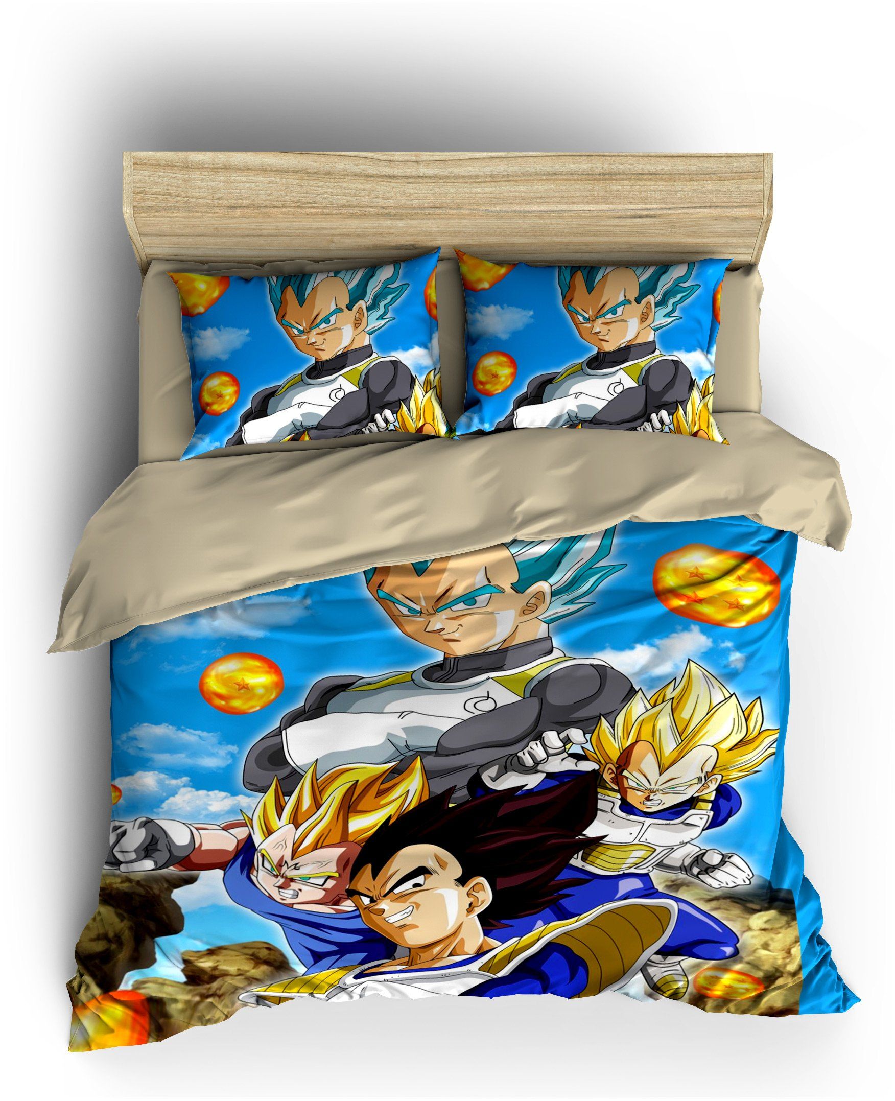 Comforter Cover DBS Vegeta Evolution Single - AU (140x210cm) Official Dragon Ball Z Merch