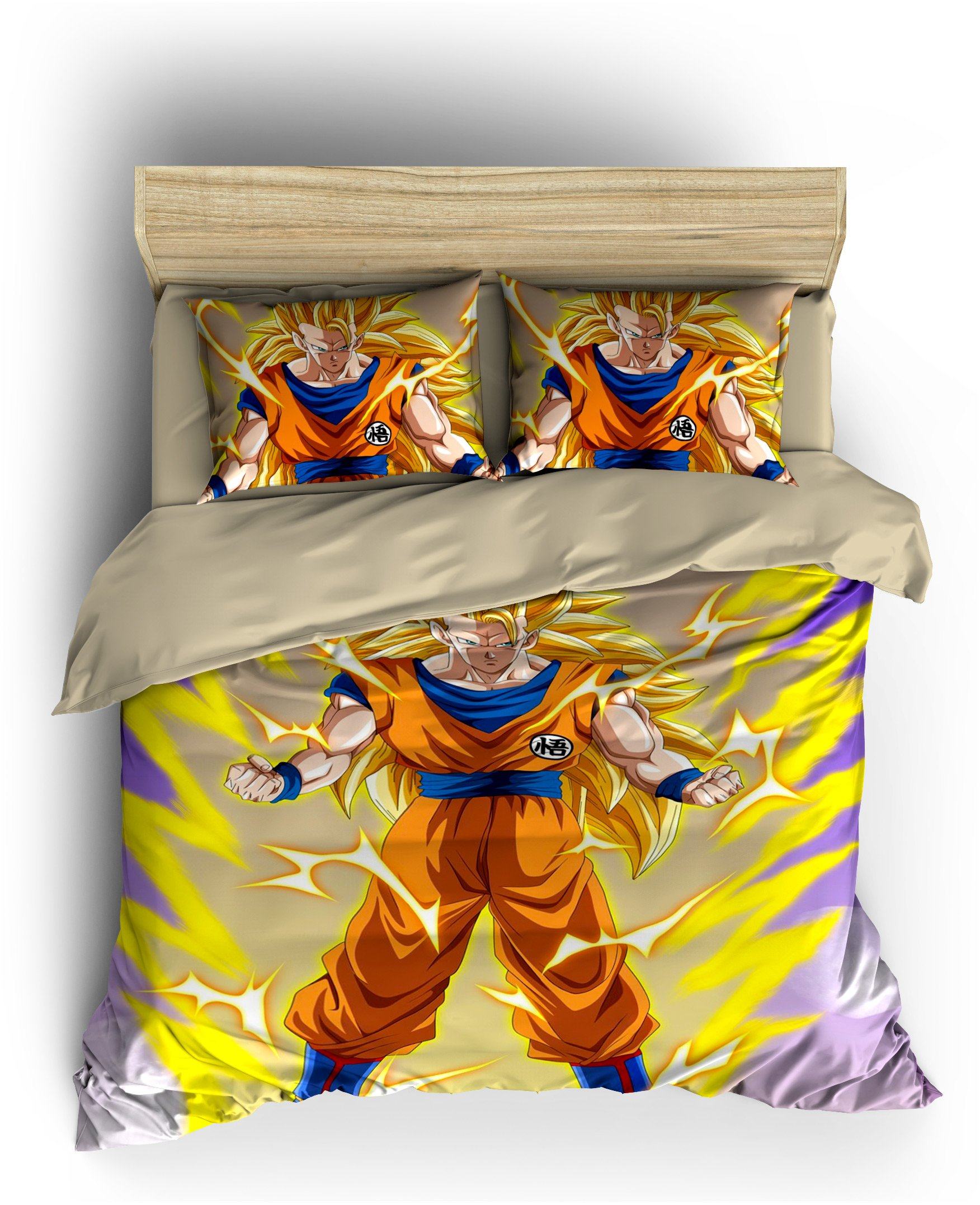 Comforter Cover DBZ Goku SSJ3 SIMPLE (140x210cm)x2 Official Dragon Ball Z Merch