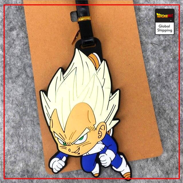 Luggage tag DBZ Vegeta SSJ Default Title Official Dragon Ball Z Merch