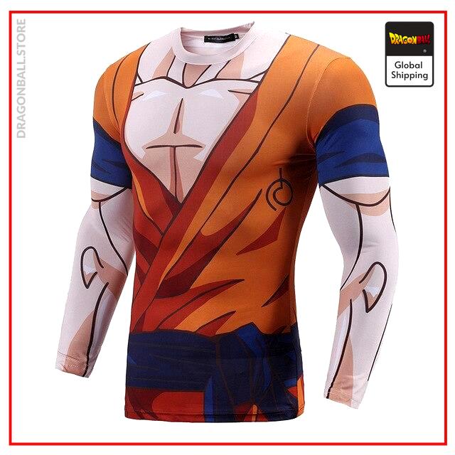 Compression T-Shirt Long Goku Dragon Ball Super Goku / S Official Dragon Ball Z Merch