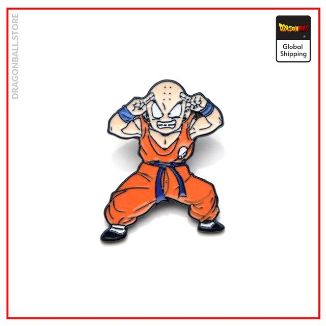 Dragon Ball Pin Krilin Concentration Default Title Official Dragon Ball Z Merch