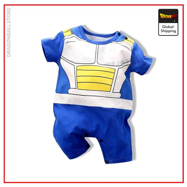 Dragon Ball Z pajamas Vegeta Saiyan outfit (Short) Short / Newborn Official Dragon Ball Z Merch